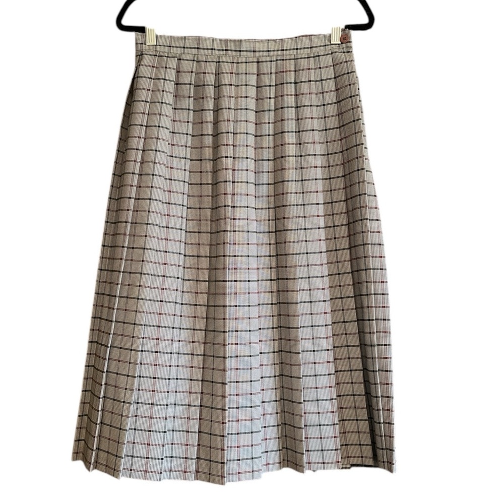 Vintage Pleated Midi Skirt, Size 11/12